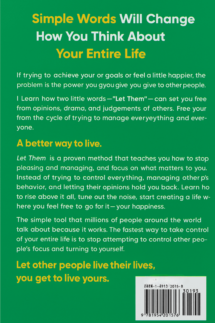 The Let Them Theory: The Life-Changing Mindset Tool for Happiness, Success, and Confidence That Millions of People Can’t Stop Talking About (Hardcover – December 31, 2024) Thumbnail 4