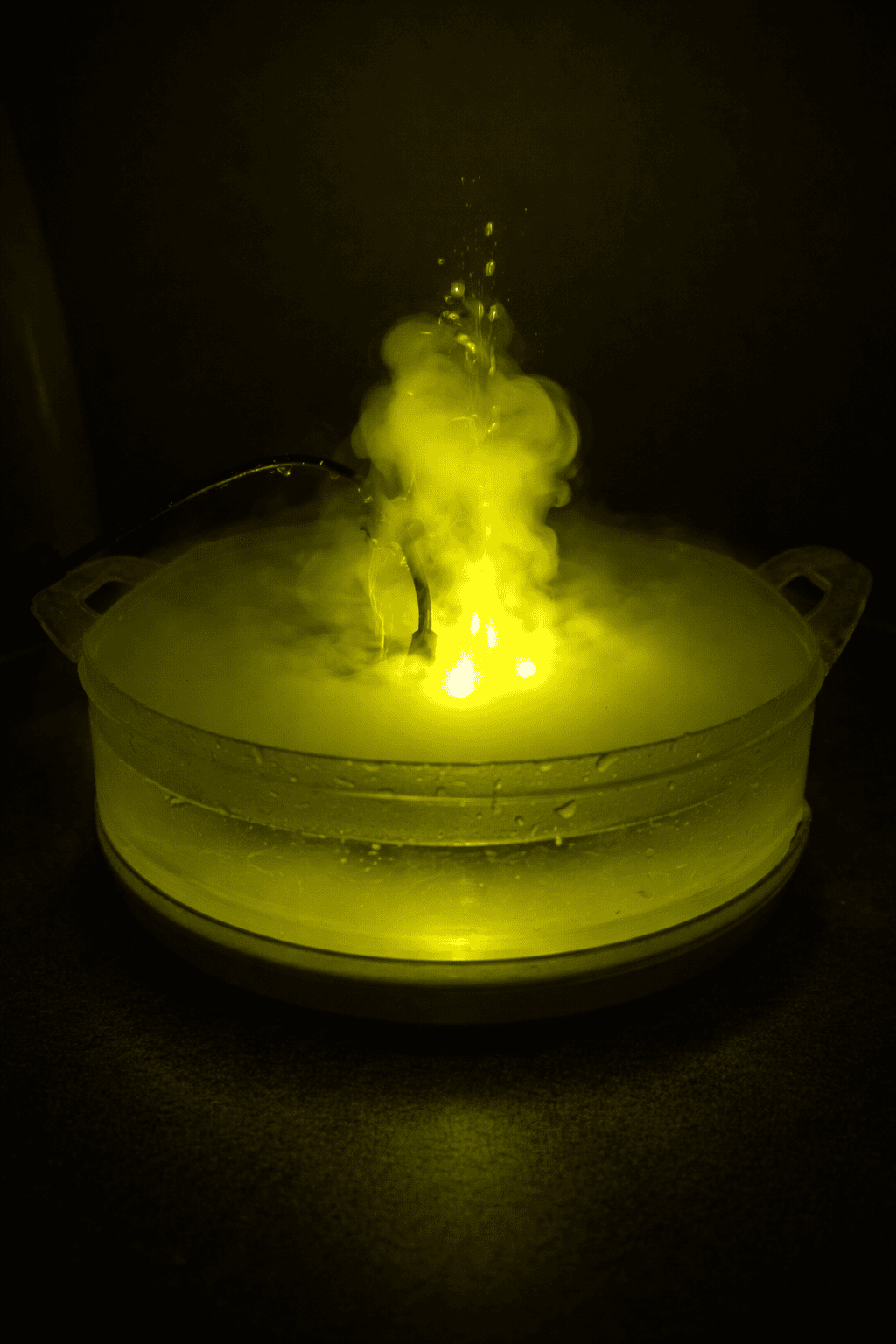 Fog Machine Atomizer with 12 LED Lights – 220V Ultrasonic Mist Maker Humidifier for Indoor Fountain, Home Decor & Garden Use (Fog Light Effect) Thumbnail 7